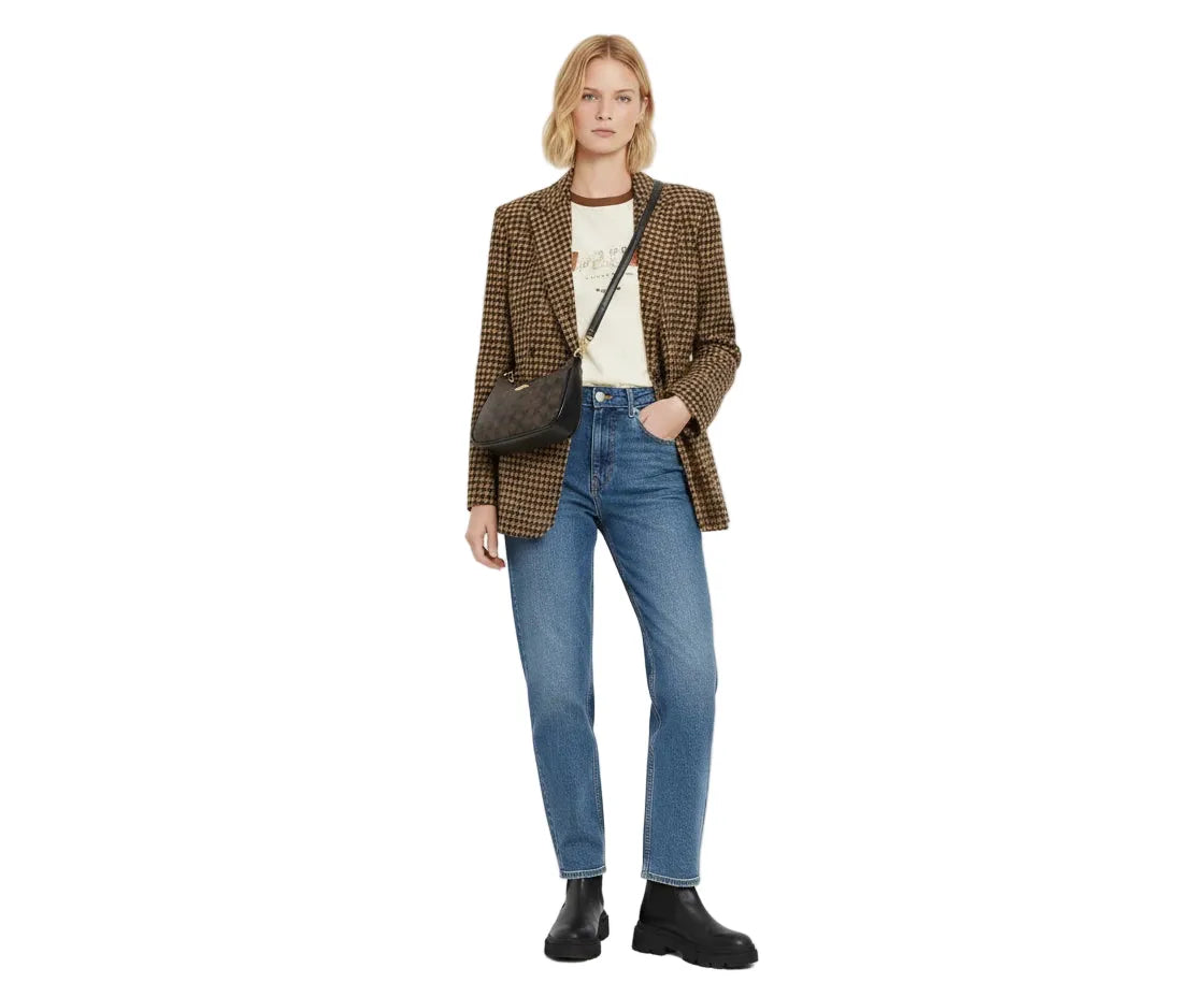 Teri Shoulder Bag In Signature Canvas - Walnut