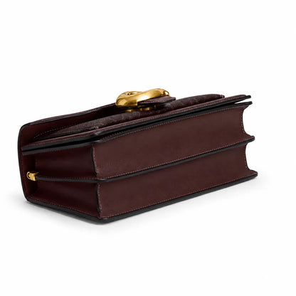 Tabby Shoulder Bag 26 - Brass/Maple